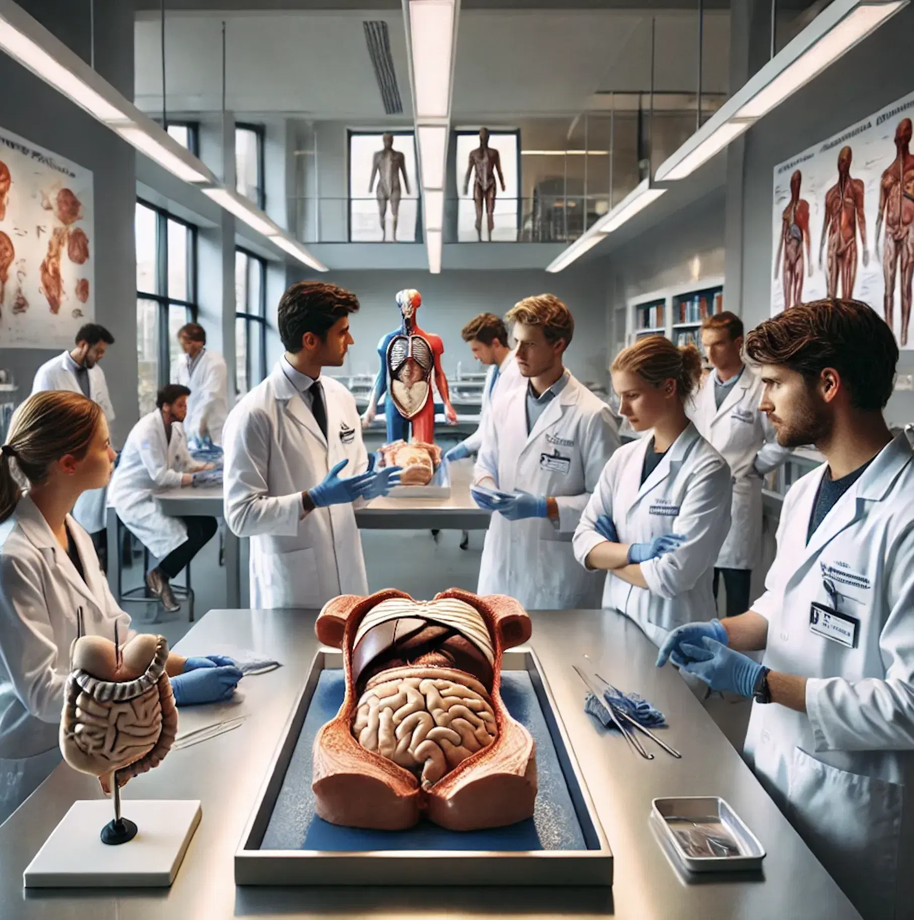 Cours de prosection de l’abdomen et thorax